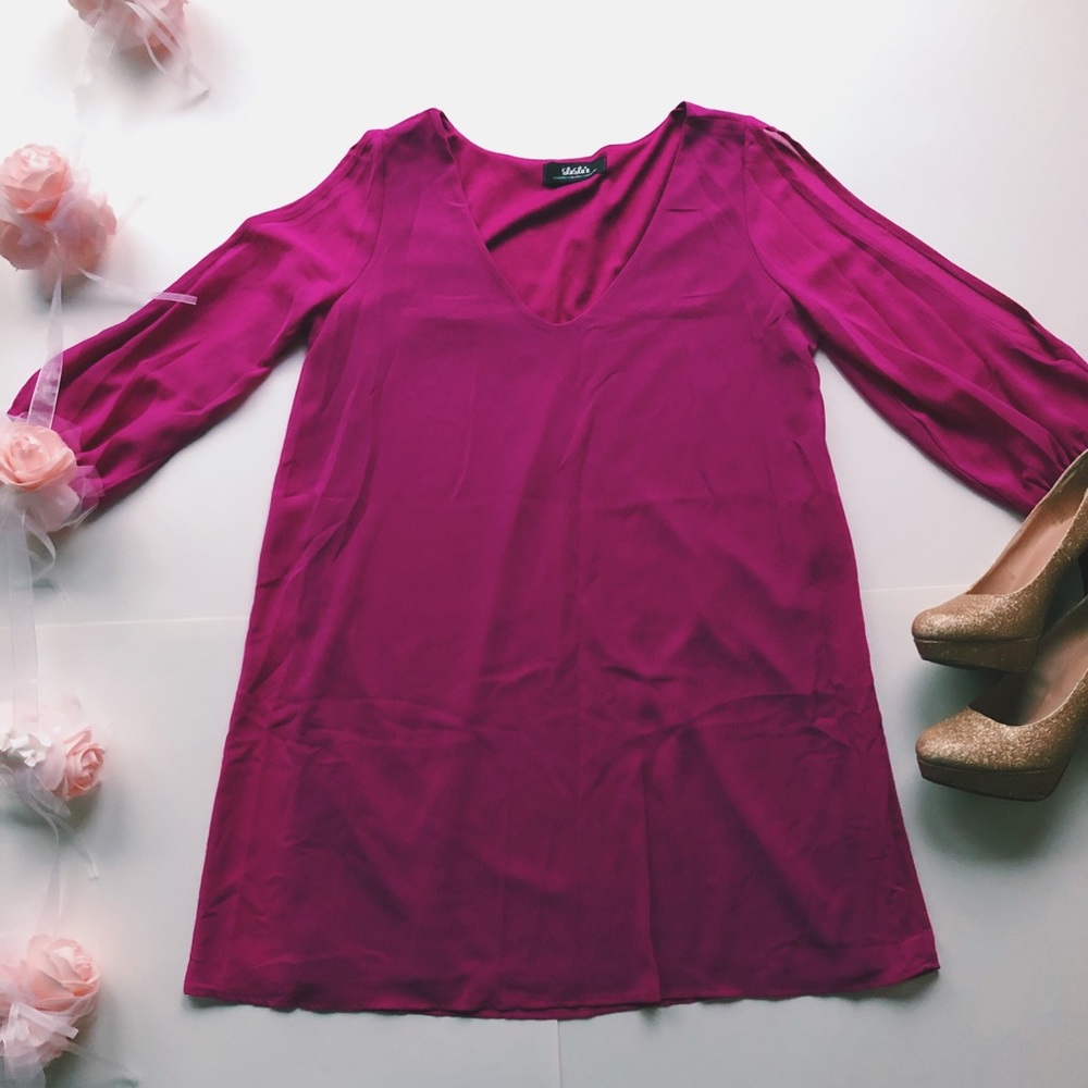 Open Sleeve Dress